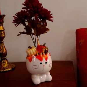 Cat Themed Fall Decor